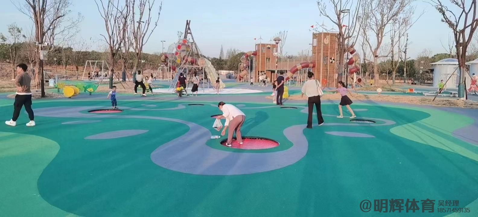 宁波公园跑道是用什么材料做成的